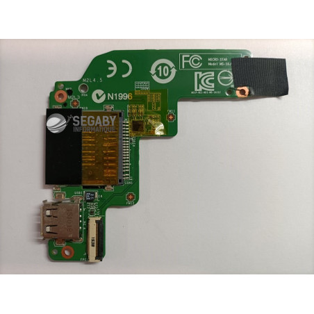 Carte Power Button USB, Lecteur de carte SD MSI CX62, GE72 - MS-16J12